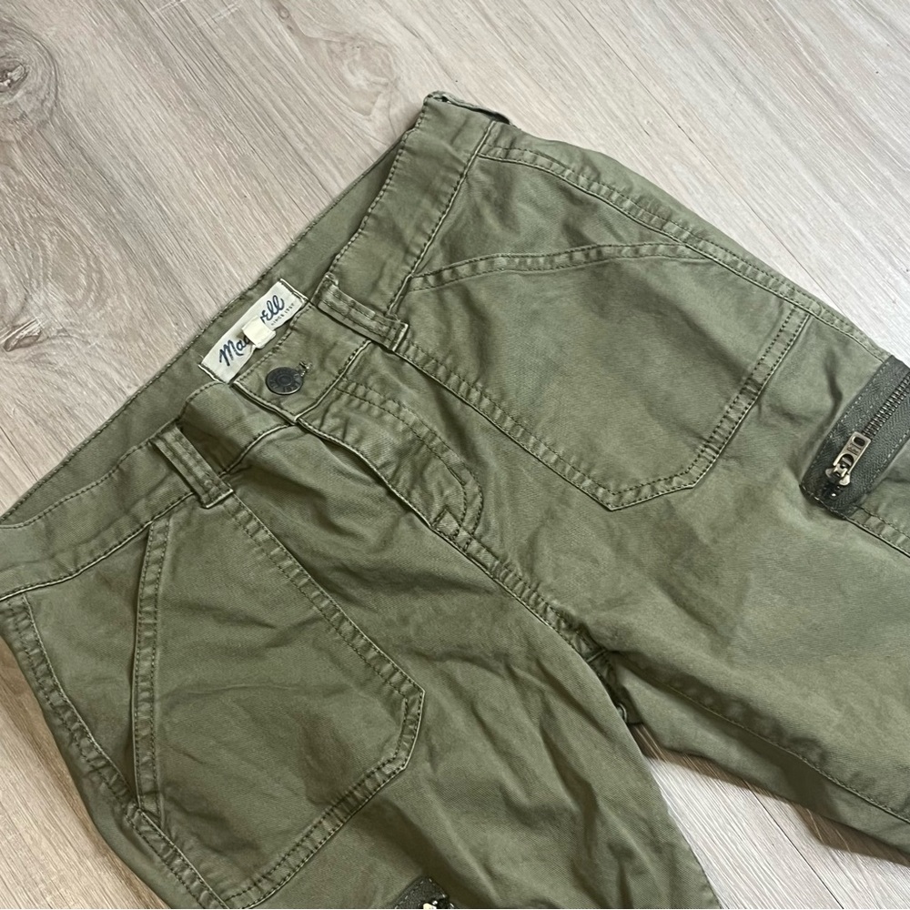 Madewell Woman’s Skinny Sage‎ Green Utility Pants Sz 25